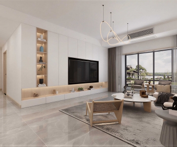 Modern A Living Room-ID:370347025