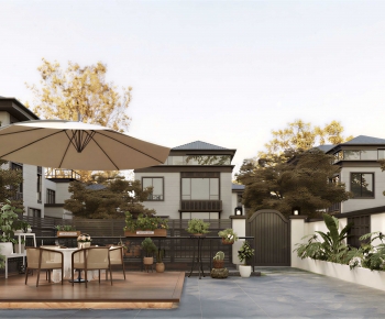 Modern Courtyard/landscape-ID:765374903