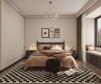 French Style Bedroom-ID:604991918