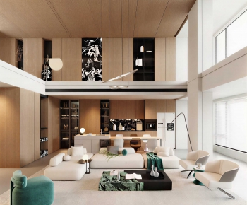 Modern A Living Room-ID:302078015