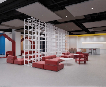 Modern Office Rest Area-ID:203869103