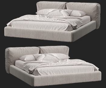 Modern Double Bed-ID:222321034