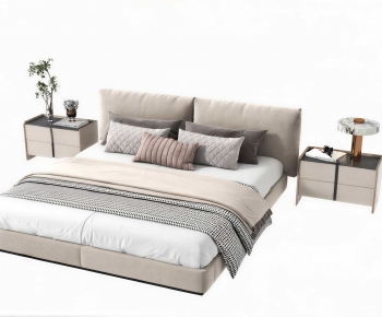 Modern Double Bed-ID:454495919