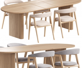 Modern Dining Table And Chairs-ID:311136967