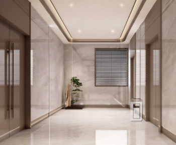Modern Office Elevator Hall-ID:188859942