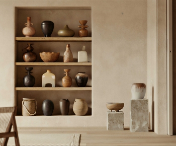 Wabi-sabi Style Clay Pot-ID:810535918