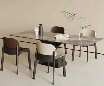 Modern Dining Table And Chairs-ID:914704081