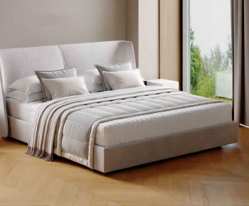 Modern Double Bed-ID:659311066