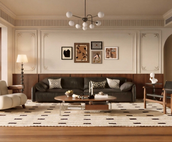 French Style A Living Room-ID:553209078