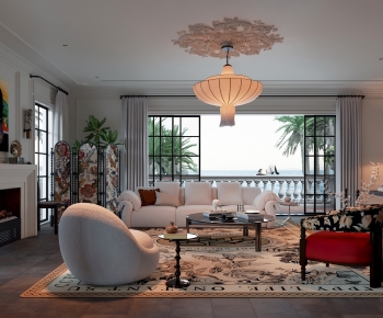 French Style A Living Room-ID:285002956