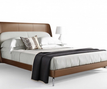 Modern Double Bed-ID:798724891