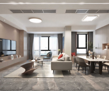 Modern A Living Room-ID:457531937