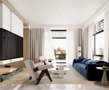 Modern A Living Room-ID:512692935