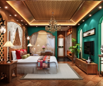 Southeast Asian Style Guest Room-ID:571995027