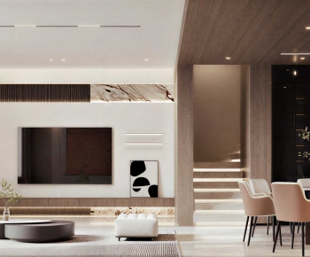 Modern A Living Room-ID:448259127
