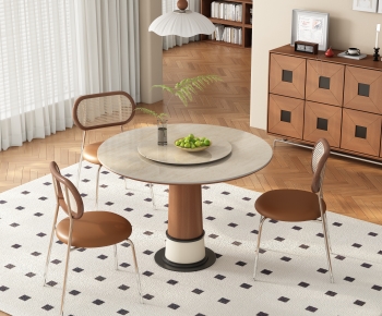 Modern Dining Table And Chairs-ID:383517033