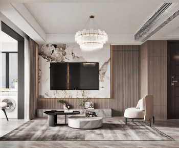 Modern A Living Room-ID:642530919