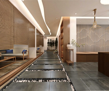 Modern Reception Area-ID:607645999