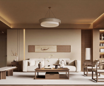 New Chinese Style A Living Room-ID:279548885