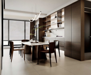 Modern Dining Room-ID:117384913