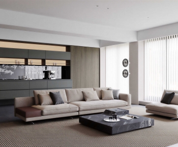 Modern A Living Room-ID:804965024