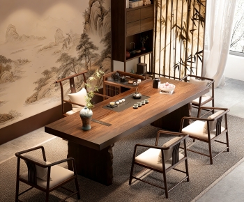 New Chinese Style Tea Tables And Chairs-ID:765621905