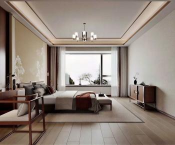 New Chinese Style Bedroom-ID:502451908