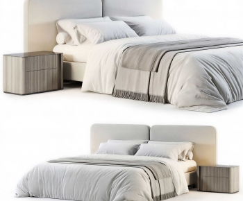 Modern Double Bed-ID:450474025