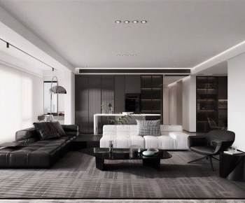 Modern A Living Room-ID:574611908