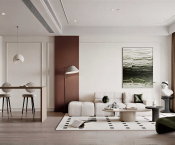 Modern A Living Room-ID:700467117