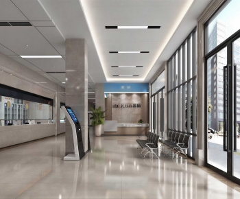 Modern Hospital Hall-ID:174930108