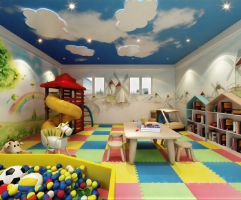 Modern Children's Playroom-ID:196857937