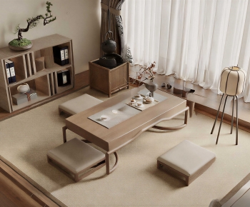 New Chinese Style Tea Tables And Chairs-ID:856456049