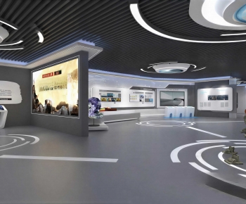 Modern Exhibition Hall-ID:432053094