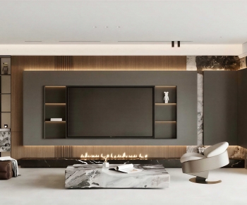 Modern A Living Room-ID:639894966