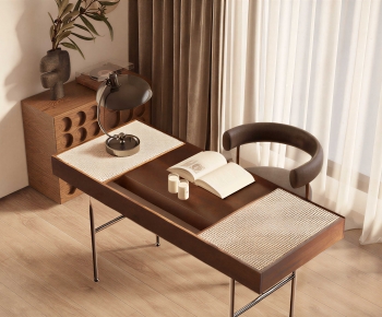 Modern Computer Desk And Chair-ID:801322943