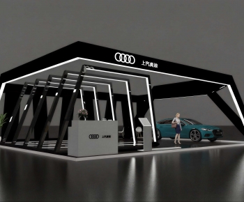 Modern Exhibition Hall-ID:933466916