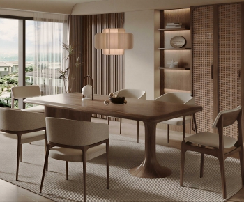 Modern Dining Table And Chairs-ID:295430903