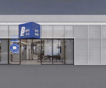 Modern Facade Element-ID:692204952