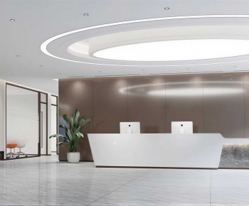 Modern Office Reception Desk-ID:301170381
