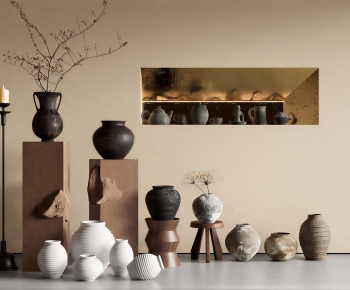 Wabi-sabi Style Clay Pot-ID:473858125