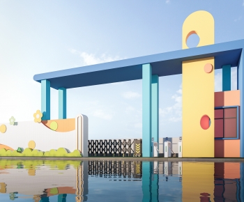 Modern School Building-ID:284748082