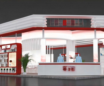 Modern Exhibition Hall-ID:441246999