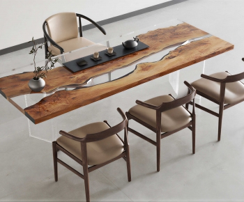 New Chinese Style Tea Tables And Chairs-ID:584249975