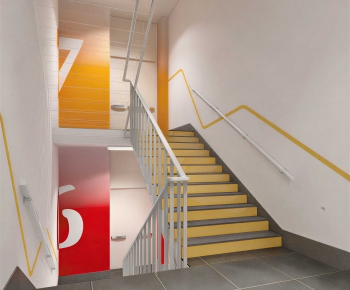 Modern Office Stairwell-ID:553009538