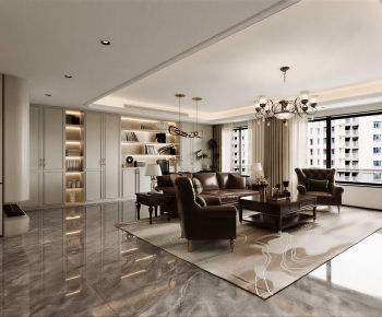 Modern A Living Room-ID:610748059