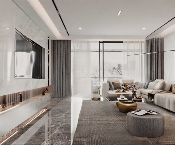 Modern A Living Room-ID:118794924