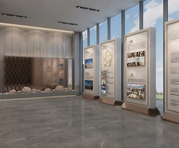 Modern Exhibition Hall-ID:617033967