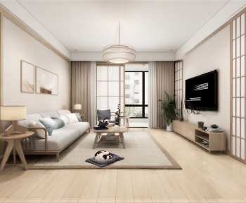 Japanese Style A Living Room-ID:320586927