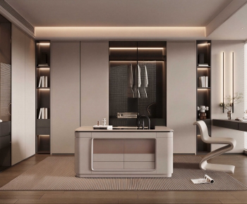 Modern Clothes Storage Area-ID:353646043